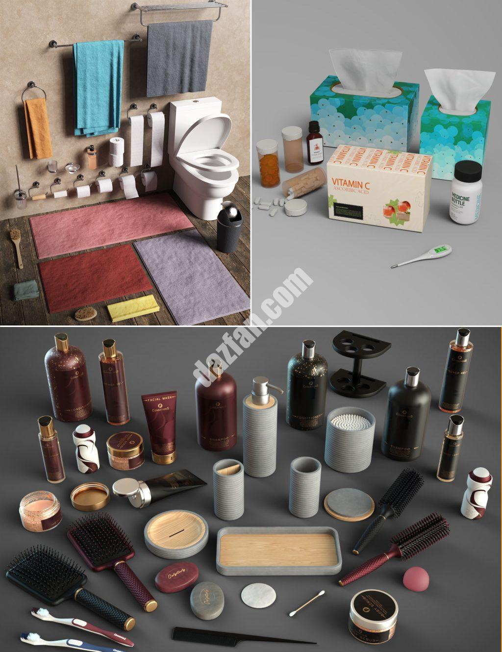[daz合集] 装满你的房子：浴室套装-DAZ爱好者