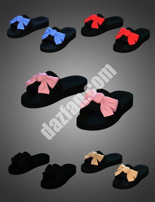 [daz服装] Genesis 8和8.1女性沙滩度假鞋-DAZ爱好者