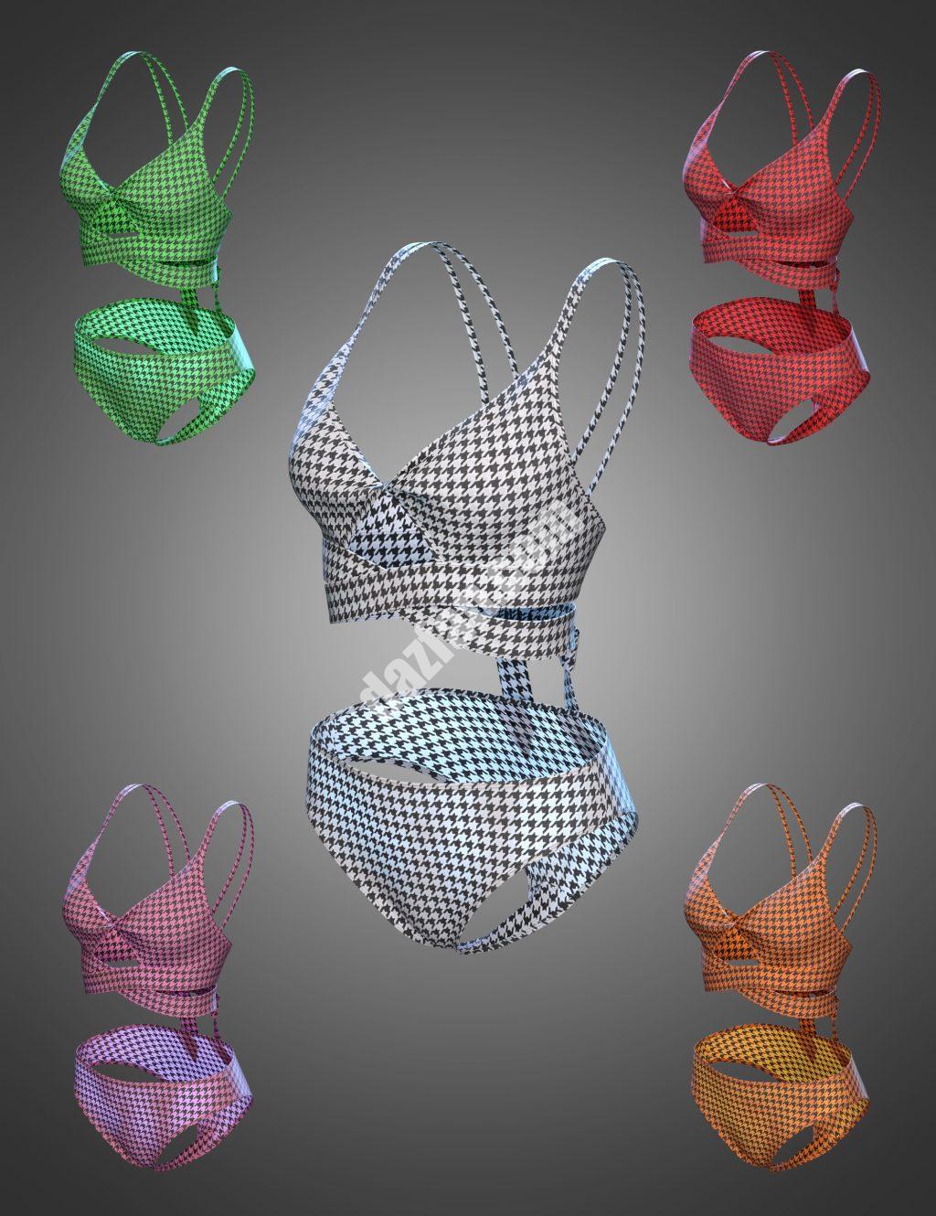 [daz服装] 海滩度假泳衣2创世纪8和8.1女性-DAZ爱好者