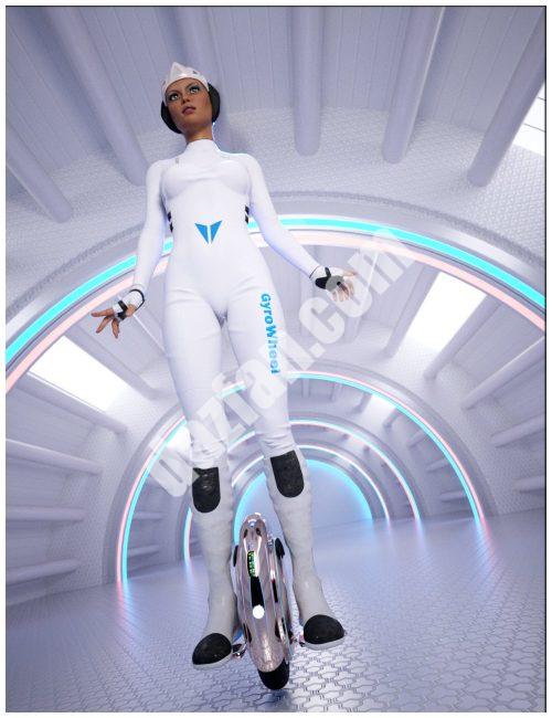 [daz服装] 创世纪8号女性的转轮和衣服-DAZ爱好者