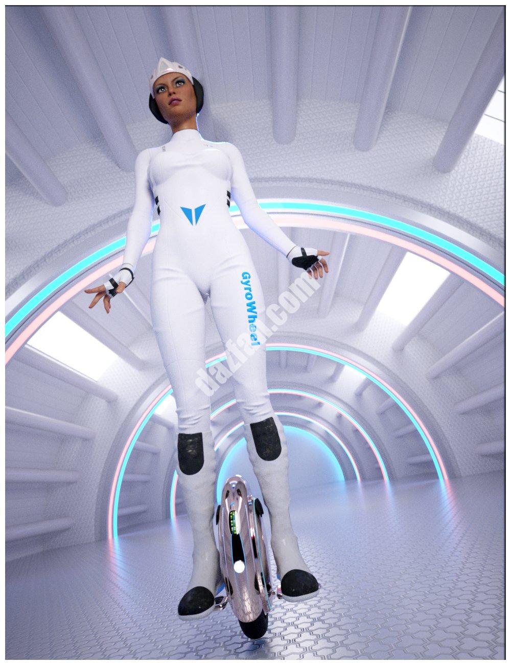 [daz服装] 创世纪8号女性的转轮和衣服-DAZ爱好者