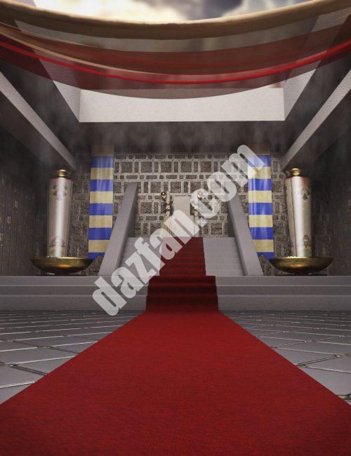 [daz场景] 埃及宫殿-DAZ爱好者