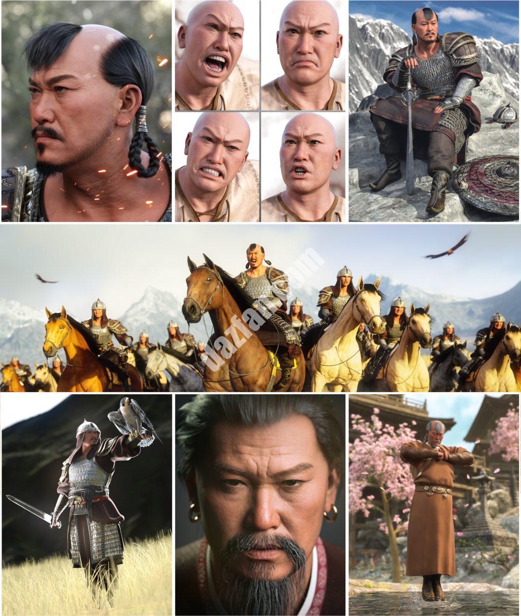[daz合集] 成吉思汗9高清征服者捆绑包-DAZ爱好者