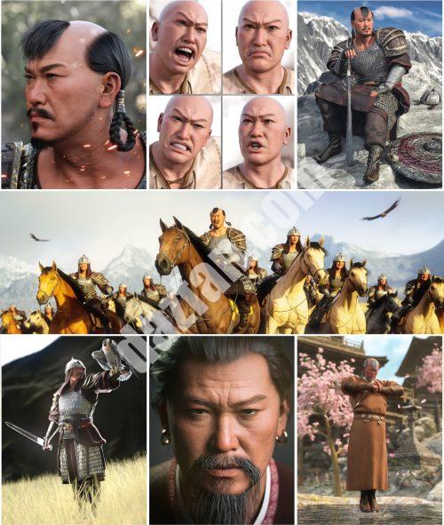 [daz合集] 成吉思汗9高清征服者捆绑包-DAZ爱好者
