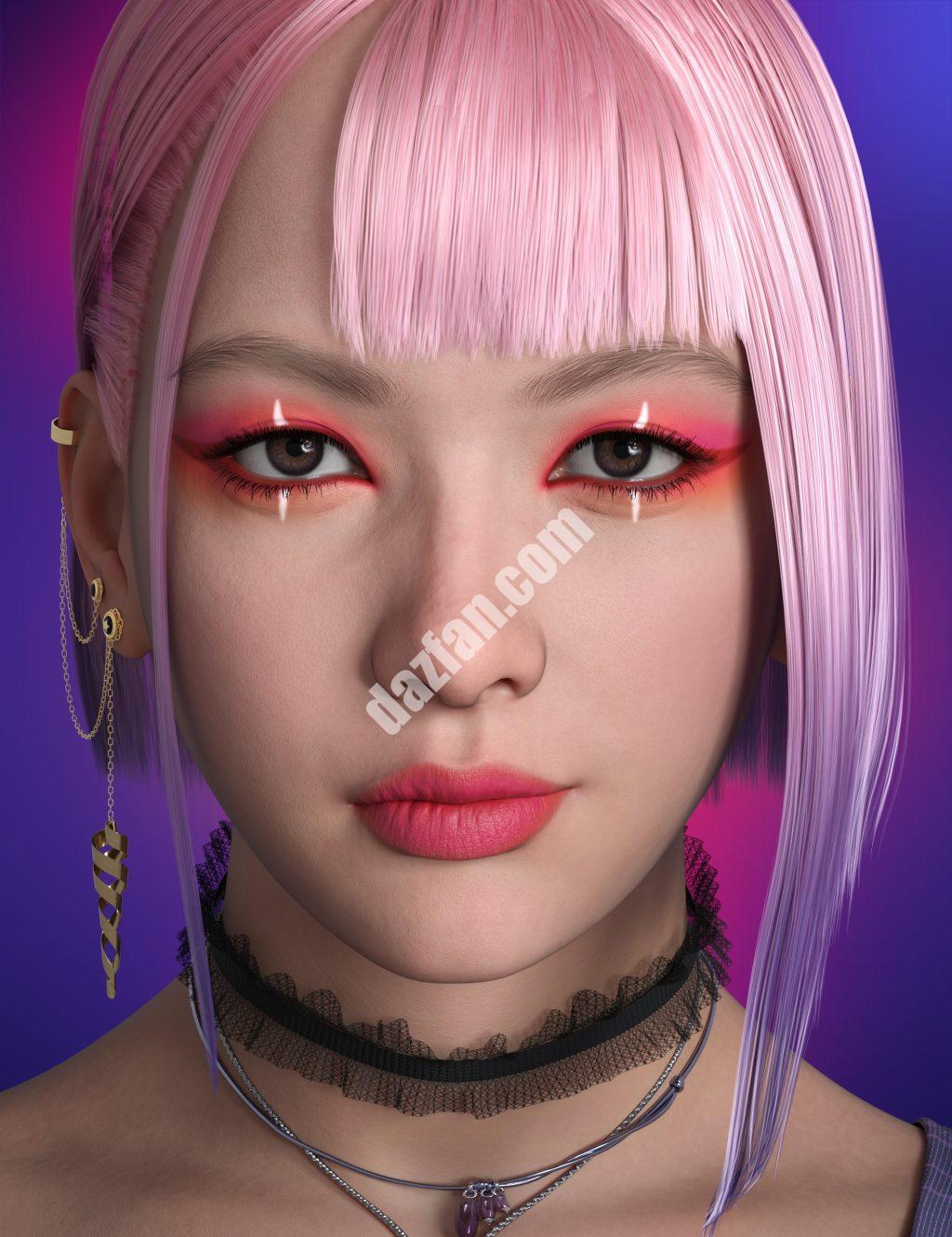 [daz服装] K-Pop LIE创世纪9系列彩妆-DAZ爱好者