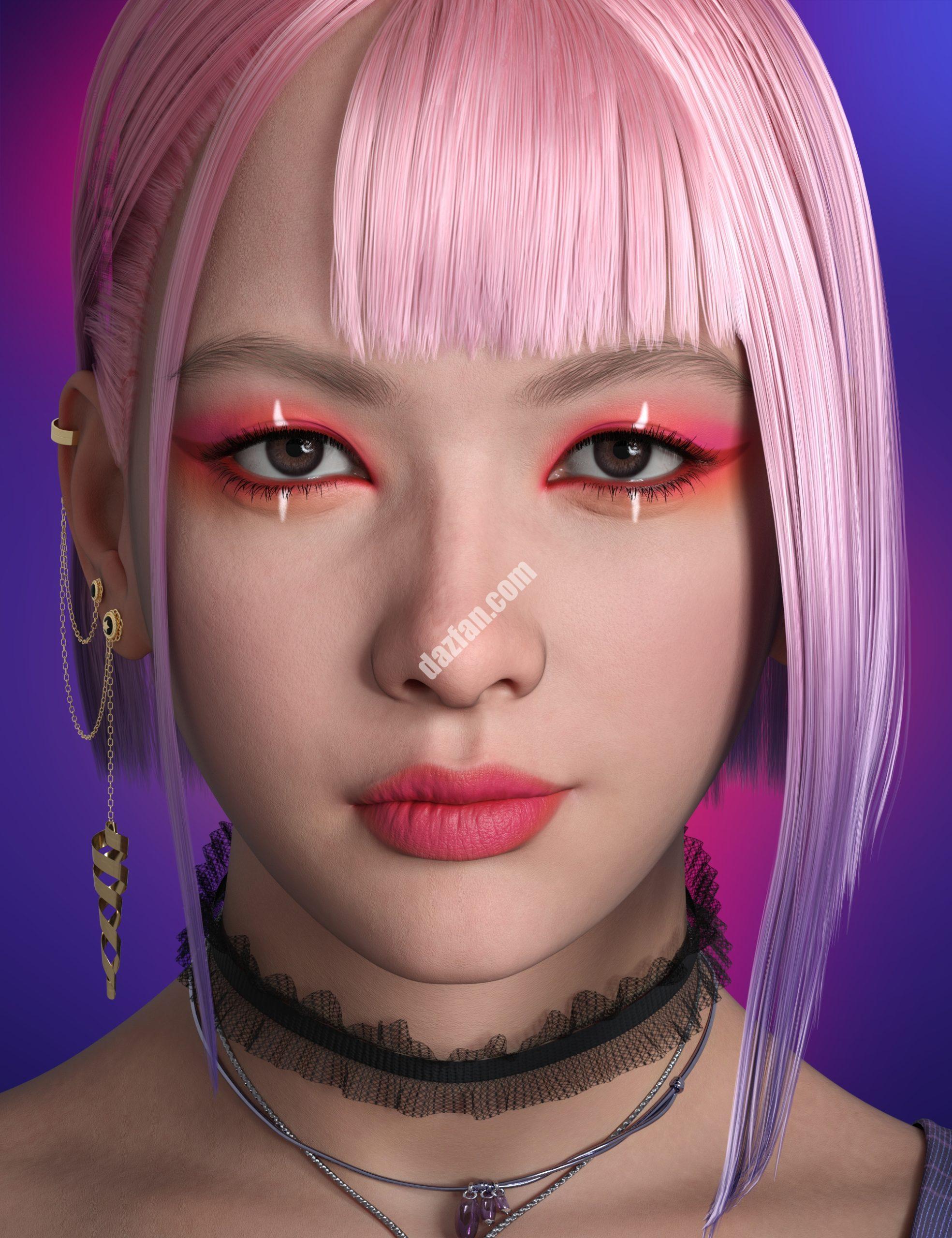 [daz服装] K-Pop LIE创世纪9系列彩妆-DAZ爱好者