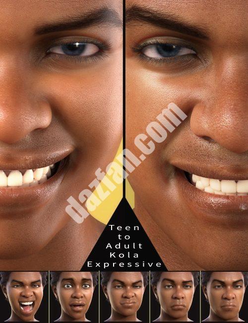 [daz姿势] Kola 8.1表达-DAZ爱好者