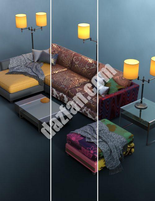 [daz合集] 填满你的房子：客厅捆绑包-DAZ爱好者