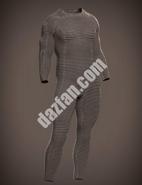 [daz服装] 创世纪8.1男性Mnyama盔甲连体衣-DAZ爱好者