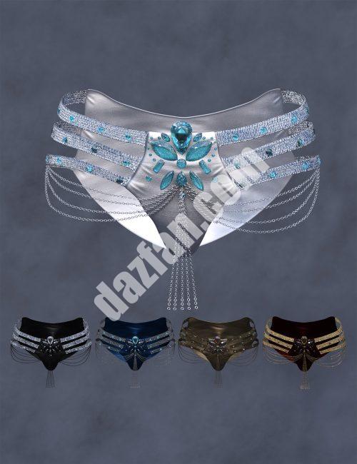 [daz服装] 创世纪8和创世纪8.1女性的CB Passistas套装底部-DAZ爱好者