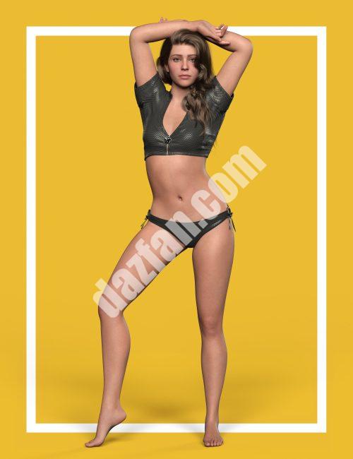 [daz姿势] 创世纪9的女性姿势-DAZ爱好者