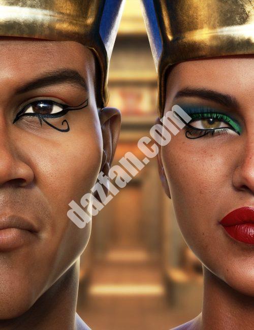 [daz服装] 古埃及化妆-DAZ爱好者