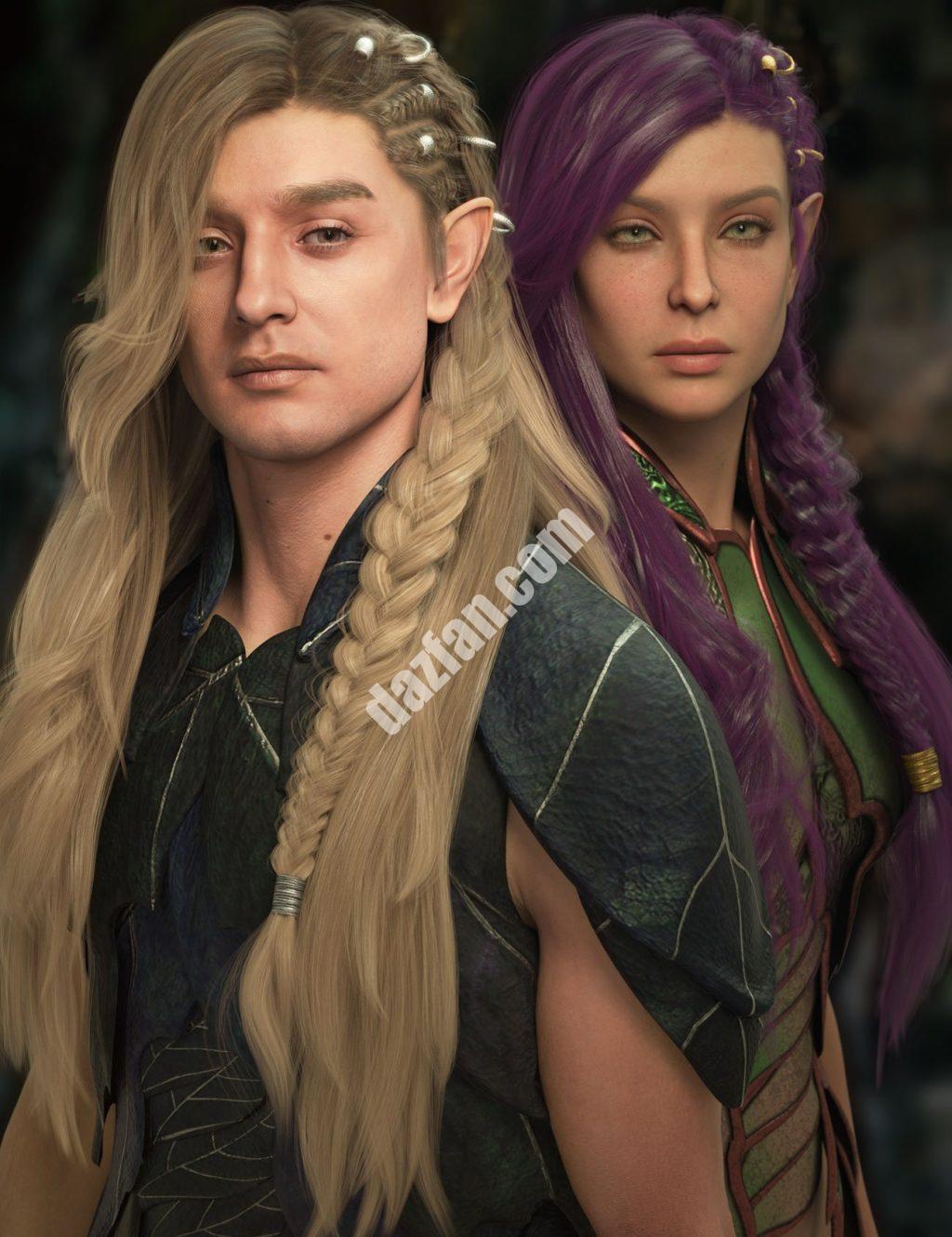 [daz发型] 创世纪9的ArDamir头发-DAZ爱好者