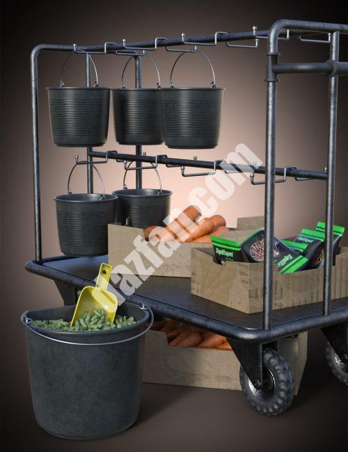 [daz道具] B.E.T.T.Y.马匹配件-DAZ爱好者