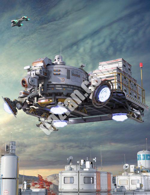 [daz场景] 货运平台Thor-DAZ爱好者