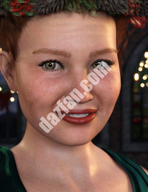 [daz角色] Carole HD与HD表达创世纪8.1女性-DAZ爱好者