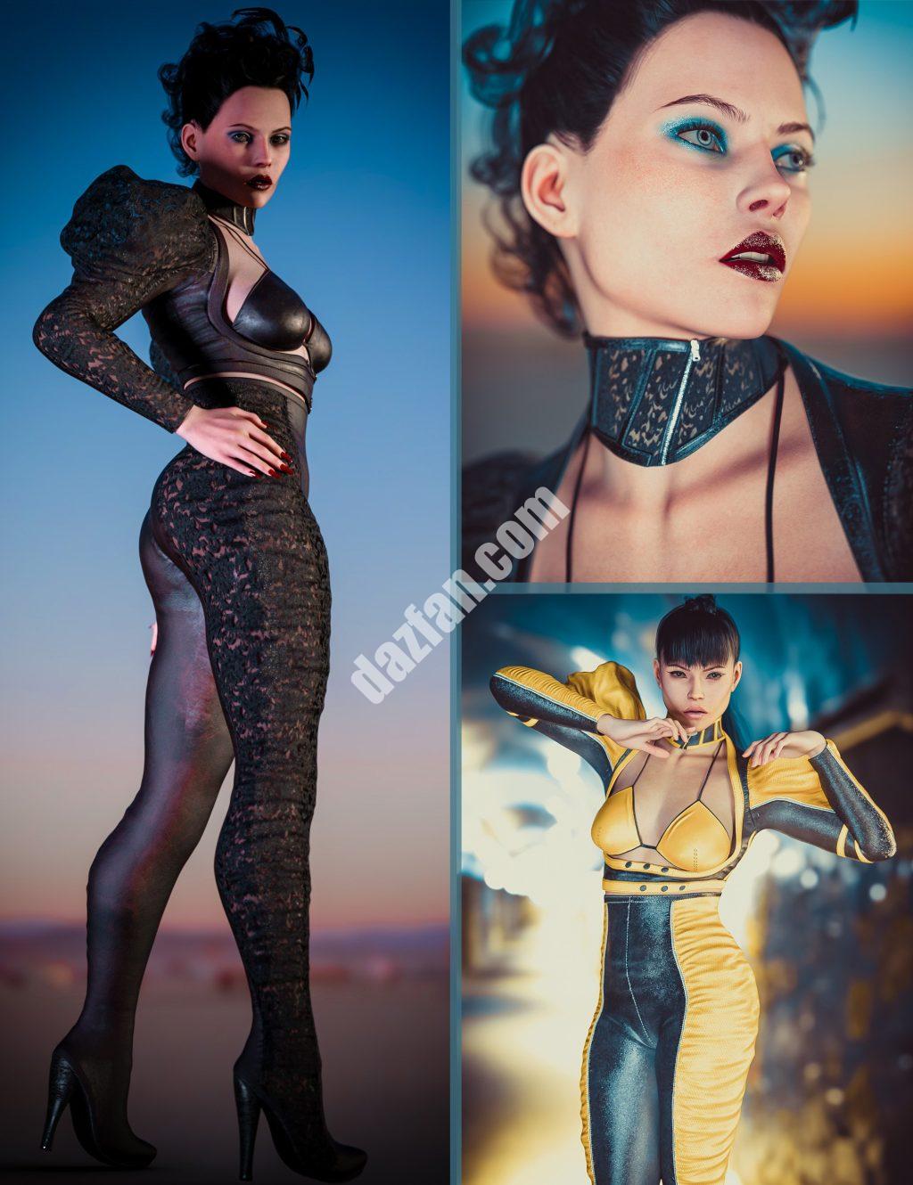 [daz合集] CB Hesperia HD角色、服装和纹理扩展包Genesis 9-DAZ爱好者