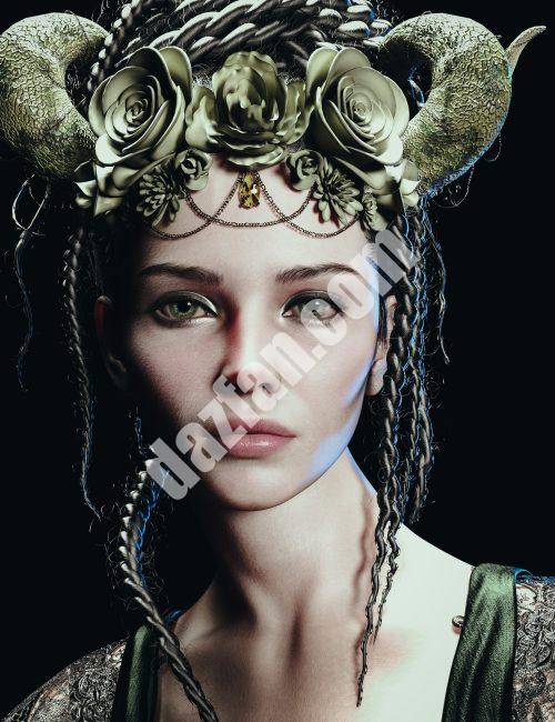 [daz服装] CB Lores Genesis 9头饰-DAZ爱好者