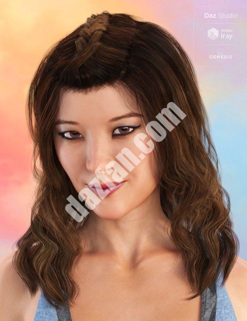 [daz发型] Cecilia卷发创世纪8和3女性（s）-DAZ爱好者