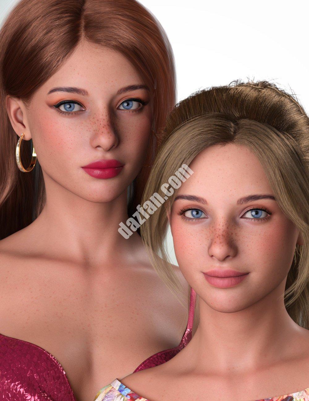 [daz姿势] Fiona与创世纪9的表达-DAZ爱好者
