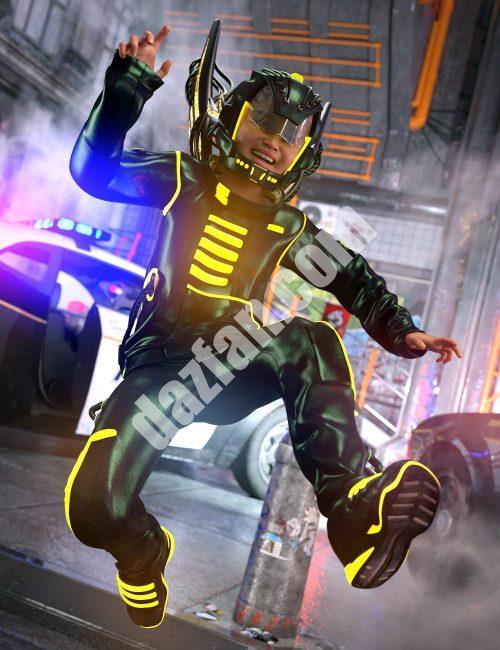 [daz服装] Genesis 8和8.1雄性的Cybershade套装-DAZ爱好者