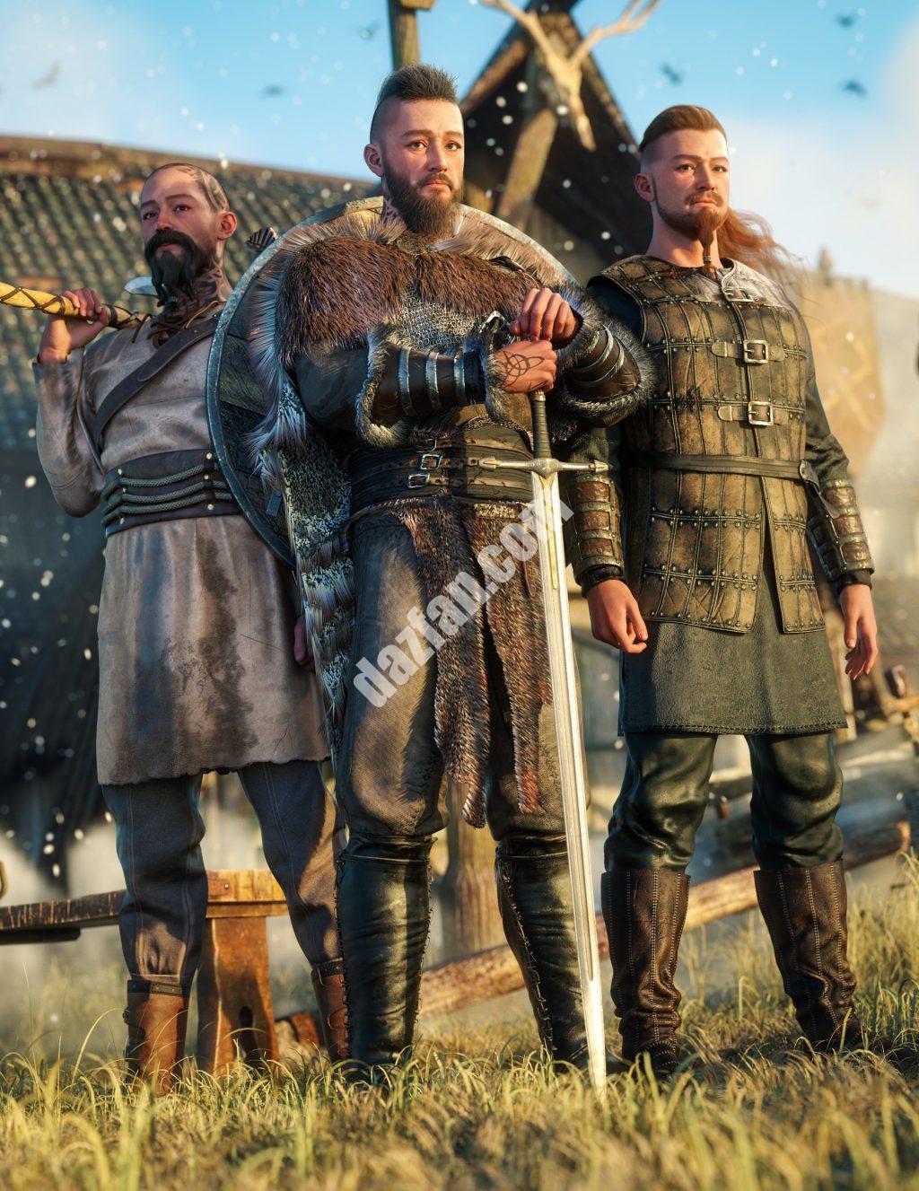 [daz合集] Ivar 9高清维京超级捆绑包-DAZ爱好者