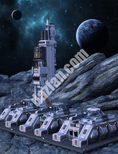 [daz场景] 恩斯克前哨-DAZ爱好者