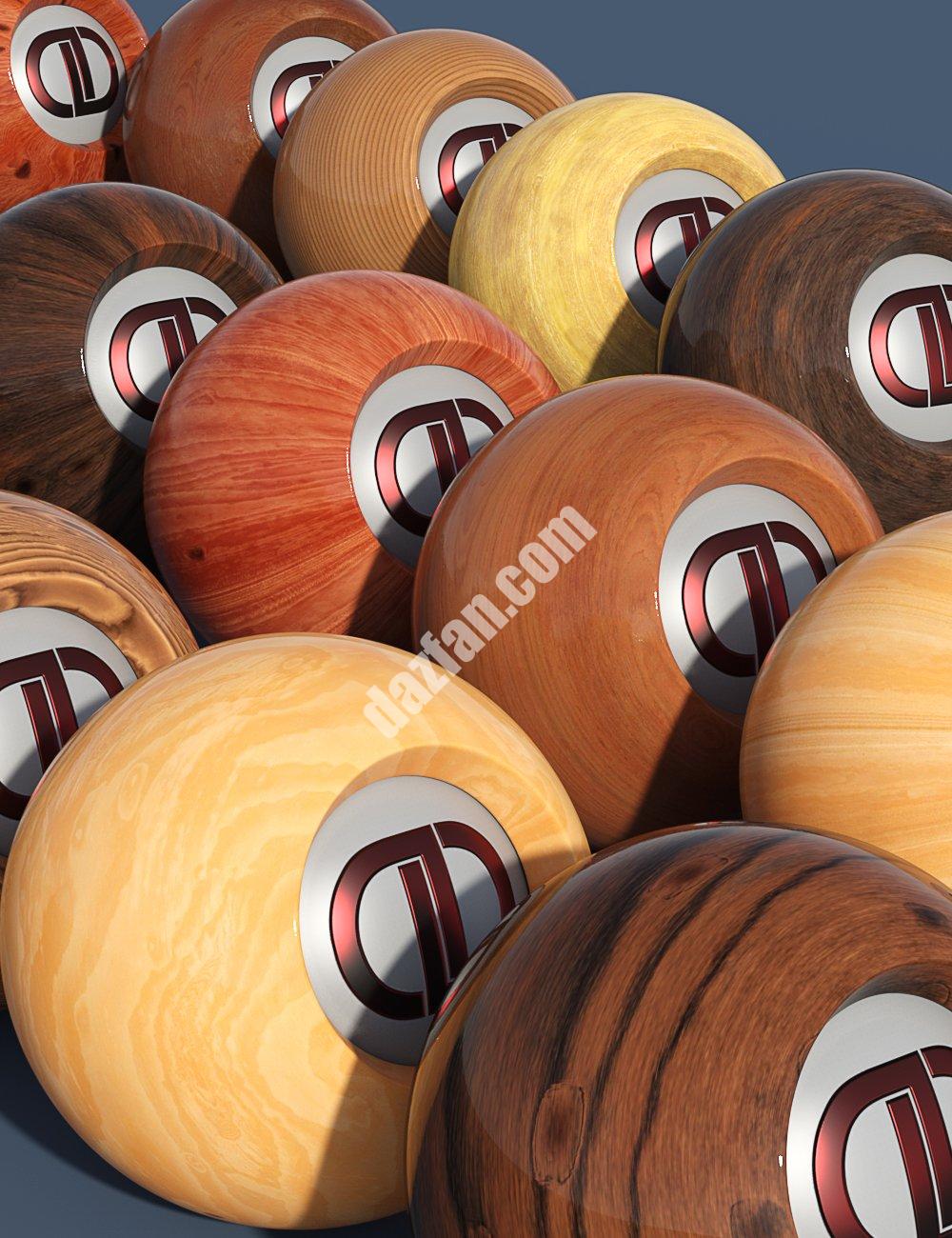 [daz插件] DD PBR Iray第2卷清漆木遮阳板-DAZ爱好者