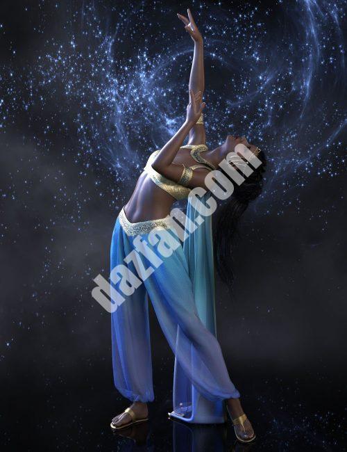 [daz服装] dForce Zahra Genesis 8女性套装-DAZ爱好者