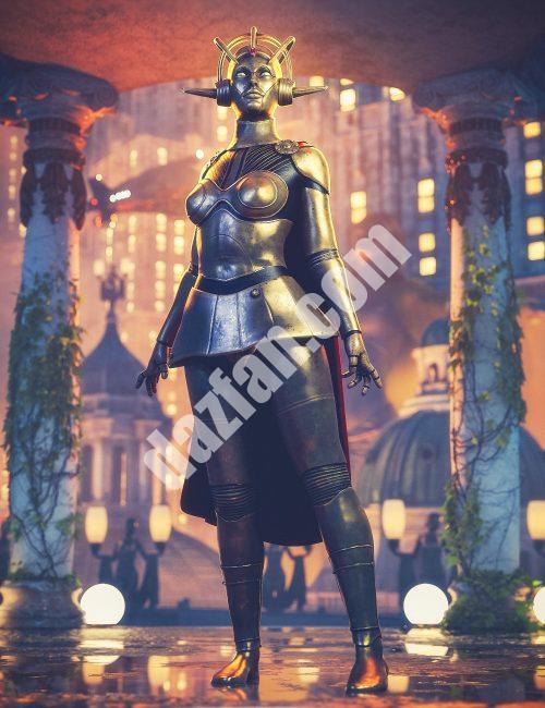 [daz服装] dForce Betty Bot 6000创世记8和8.1女性套装-DAZ爱好者