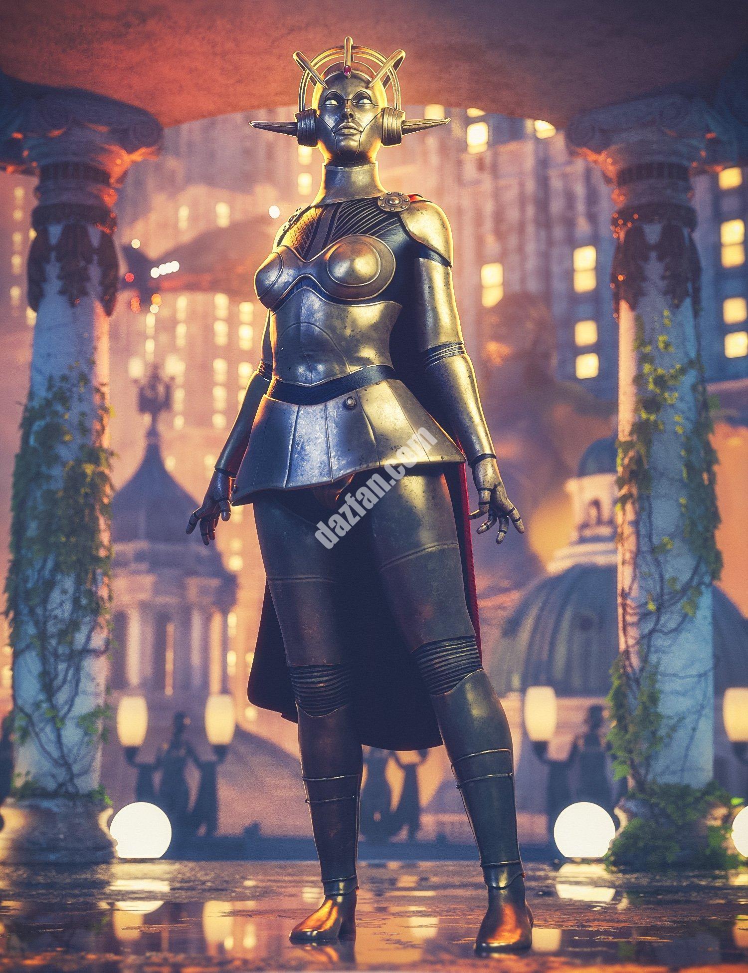 [daz服装] dForce Betty Bot 6000创世记8和8.1女性套装-DAZ爱好者