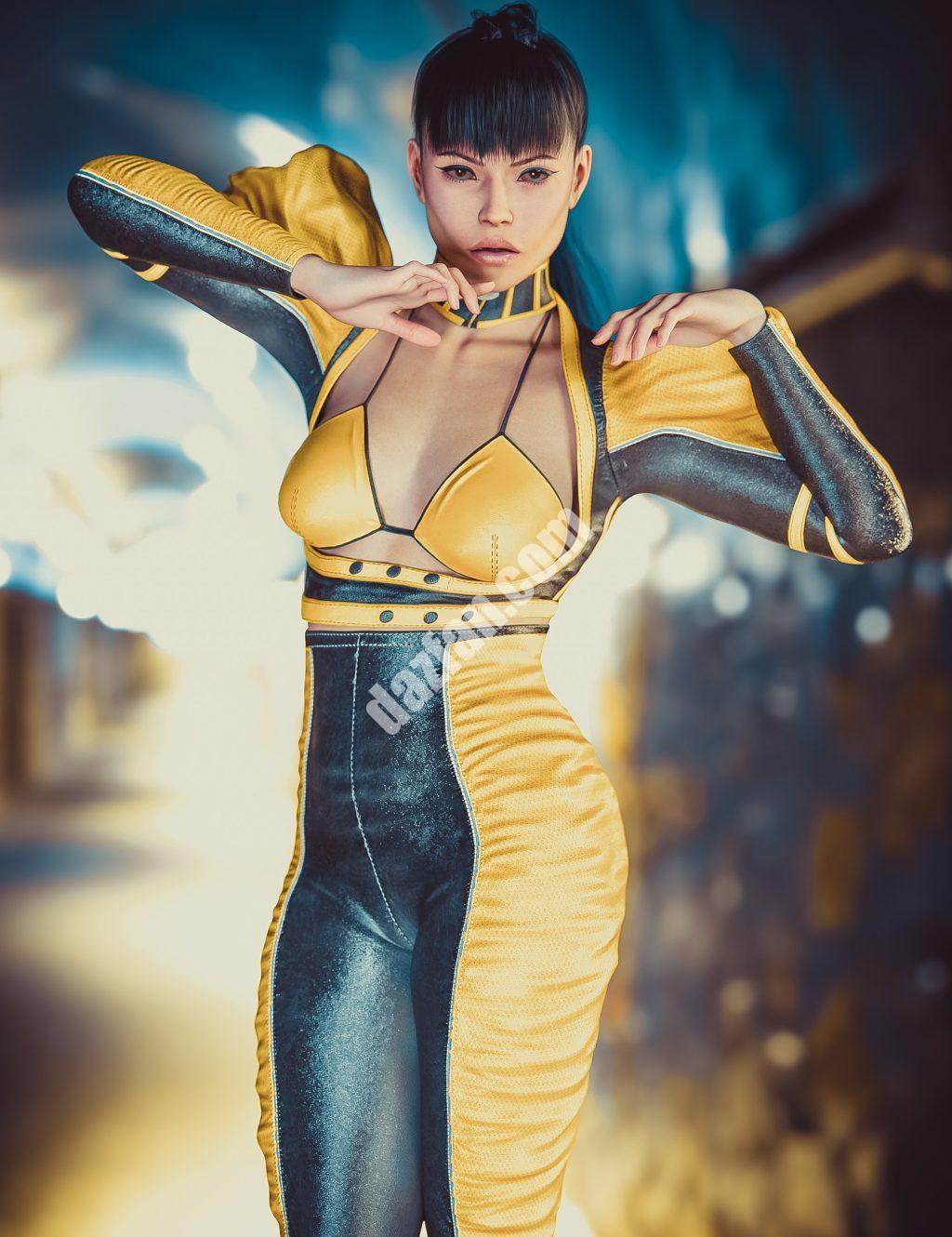 [daz服装] dForce CB Hesperia服装套装纹理扩展-DAZ爱好者