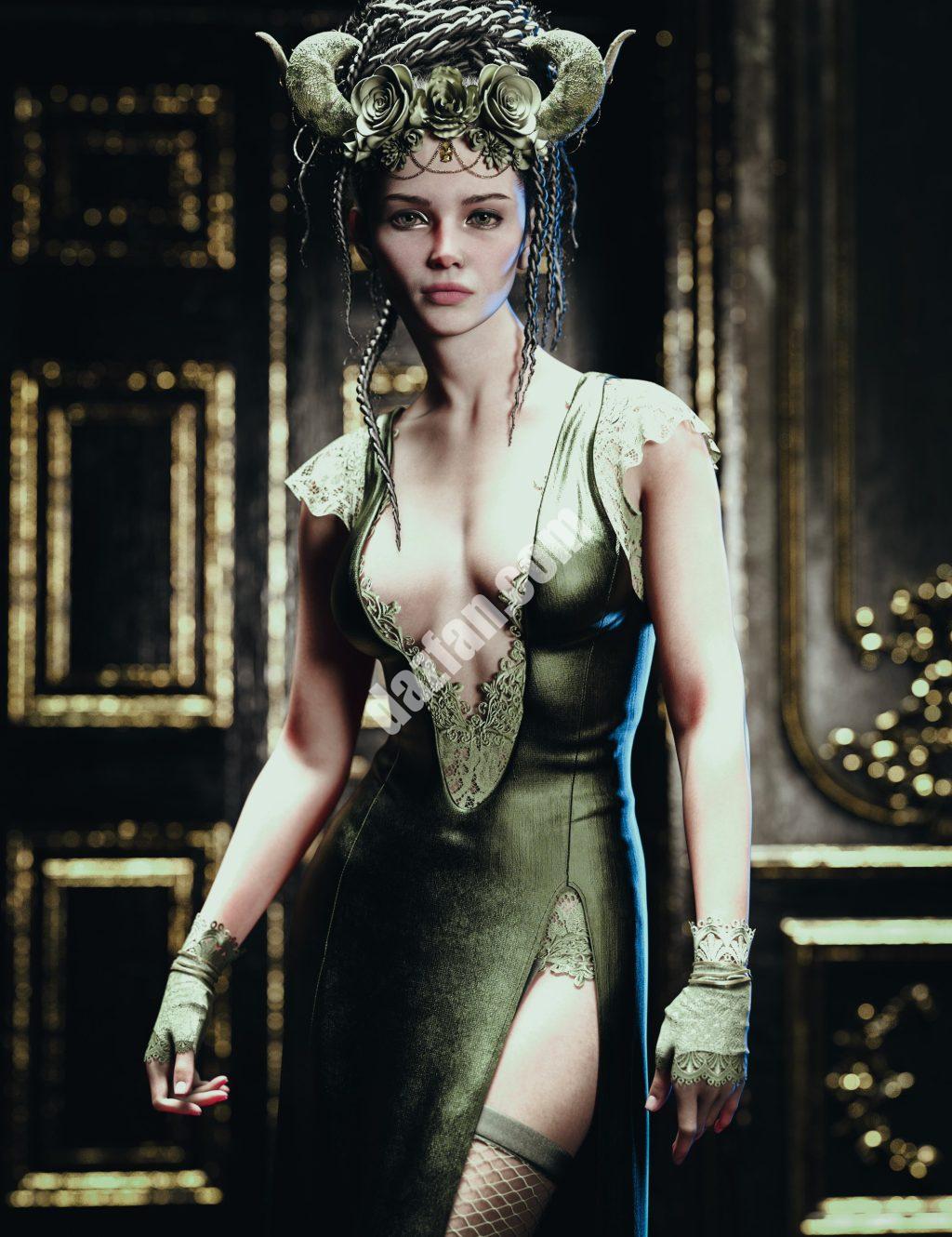 [daz服装] dForce CB LoreS创世纪9号服装套装-DAZ爱好者