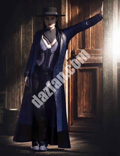 [daz服装] dForce CB Willa Genesis 8和8.1女性套装-DAZ爱好者