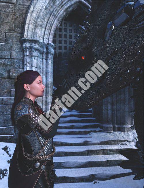 [daz服装] dForce勇者斗恶龙装备的皇家附加组件-DAZ爱好者