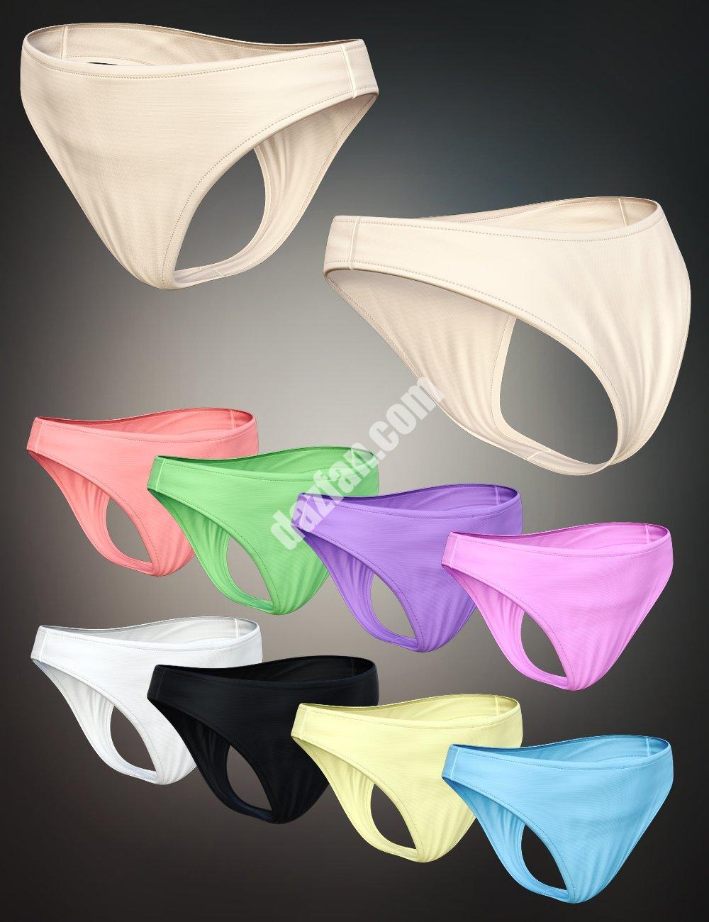 [daz服装] Genesis 8和8.1女性哥特风格V6内衣-DAZ爱好者