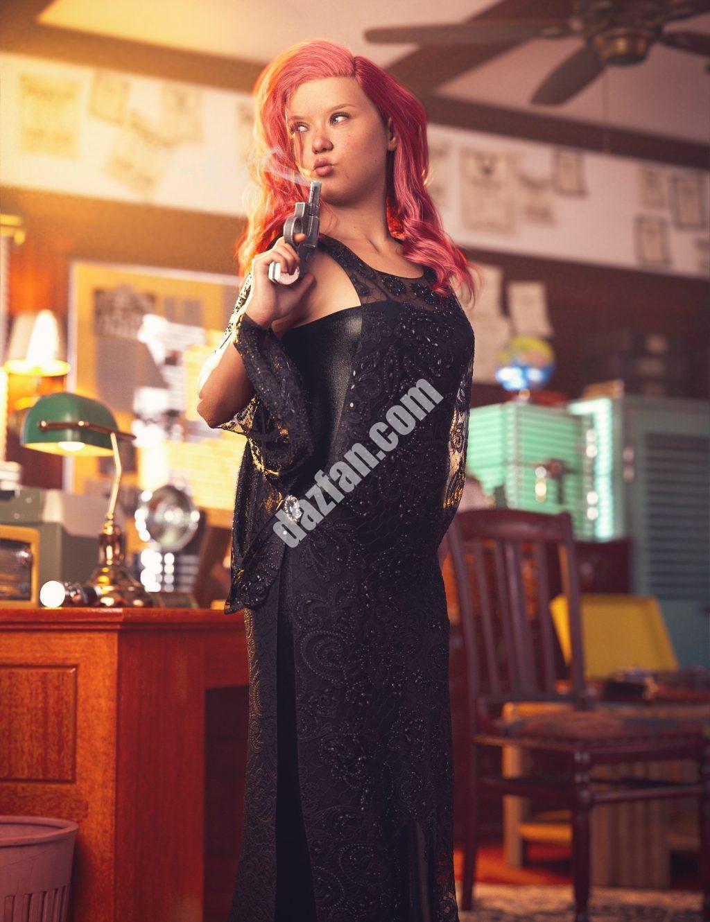 [daz服装] dForce创世纪8.1雌性的月光-DAZ爱好者