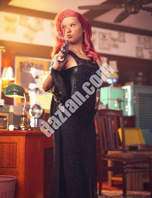 [daz服装] dForce创世纪8.1雌性的月光-DAZ爱好者