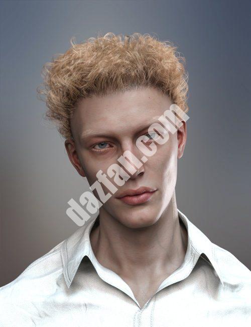 [daz发型] dForce Wayward为创世纪8和8.1卷发-DAZ爱好者