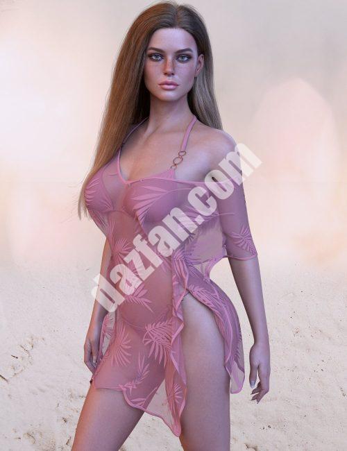 [daz服装] dForce X时尚戒指Genesis 8和8.1女性比基尼套装-DAZ爱好者