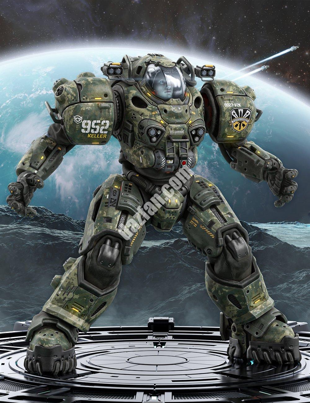 [daz服装] Genesis 8和8.1雄性和雌性的Dragonide PCS-DAZ爱好者