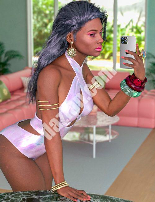 [daz服装] 伊甸园女孩配件创世纪9女性-DAZ爱好者