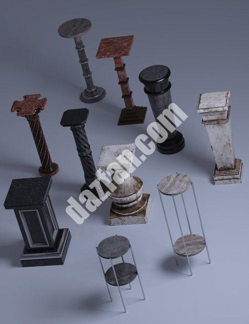 [daz场景] 雕像底座-DAZ爱好者