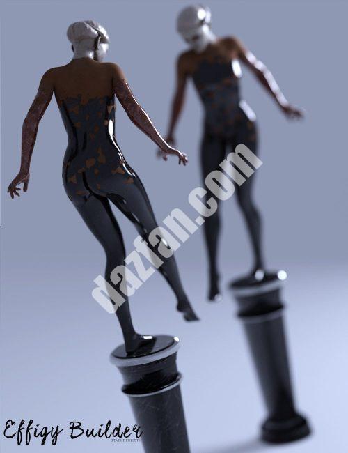 [daz插件] 雕像生成器预设-DAZ爱好者