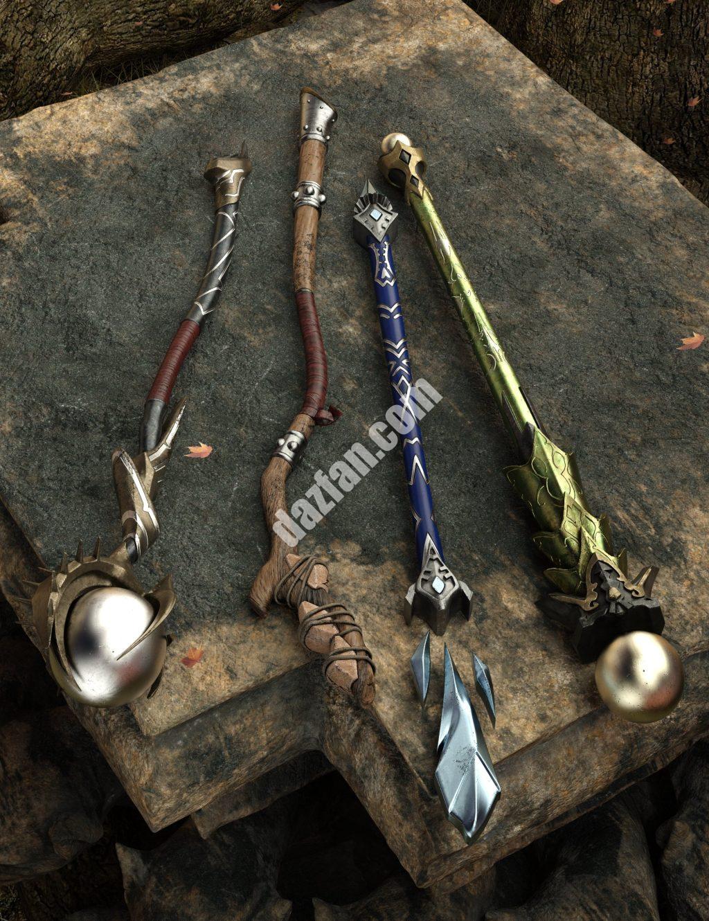 [daz道具] Eldrilion WeaponS系列-DAZ爱好者