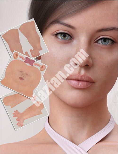 [daz插件] ES3D Skinvent细节Genesis 9的商家资源1-DAZ爱好者