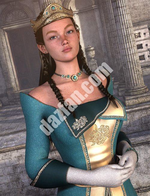 [daz服装] 梦幻女王服装的梦幻女王纹理扩展-DAZ爱好者