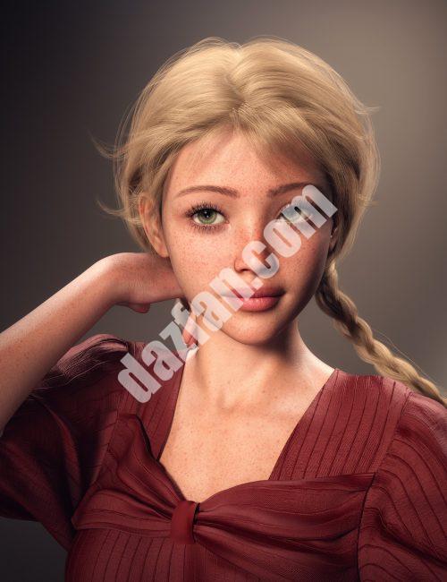 [daz发型] FE双马尾头发为创世纪9-DAZ爱好者