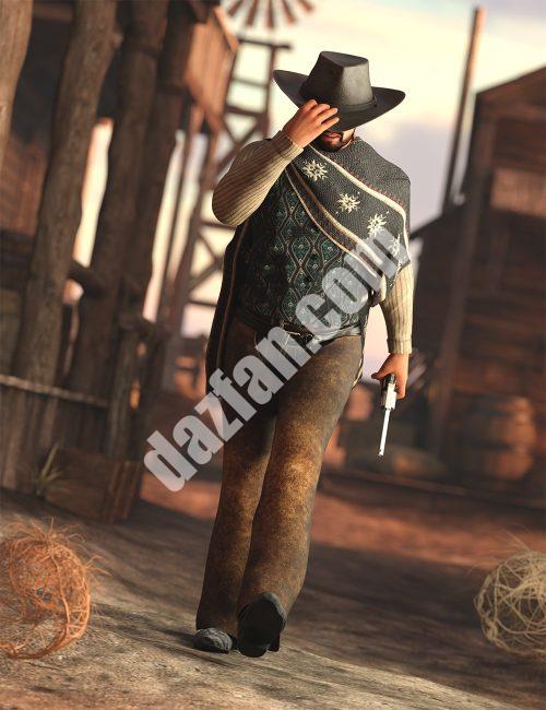 [daz姿势] 创世纪逃亡姿势8.1男性-DAZ爱好者