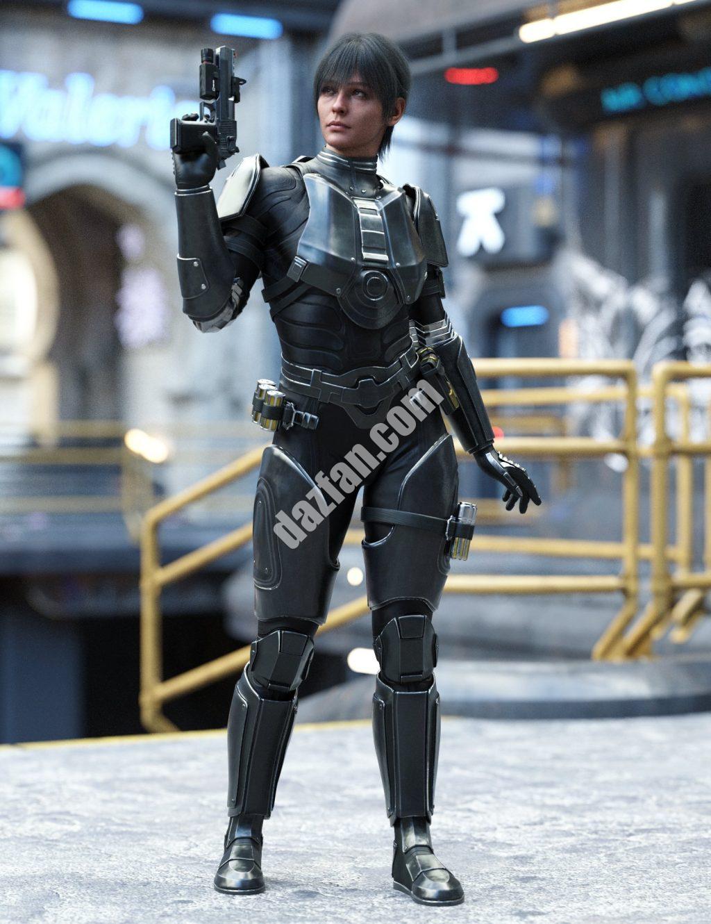 [daz服装] 创世纪9的未来主义守护者服装-DAZ爱好者